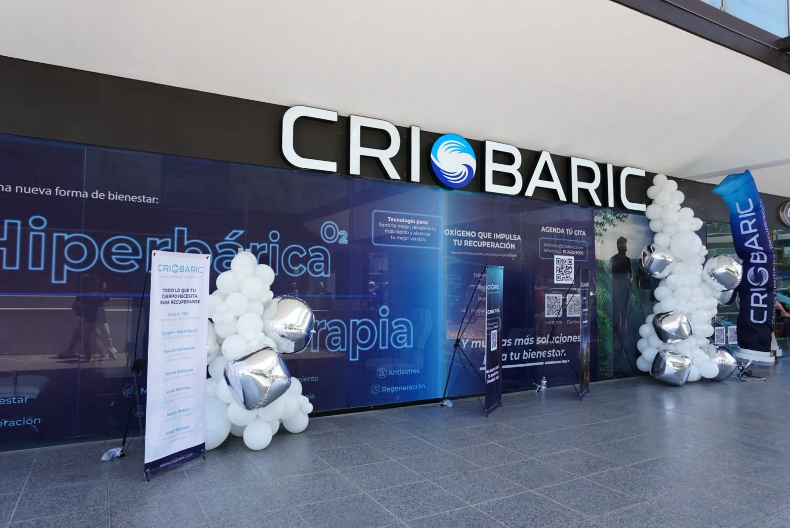 Fachada actual de Criobaric en Plaza Las Villas